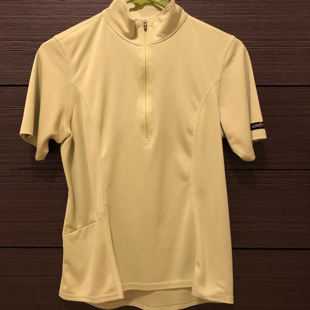 Green Kerrits Short Sleeve Riding Top